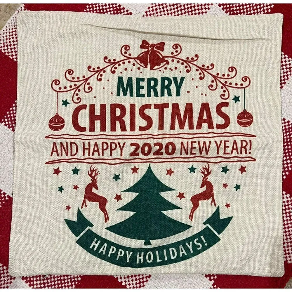Christmas Throw Pillow Cover